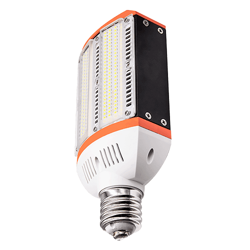 High-power LED light bulb.