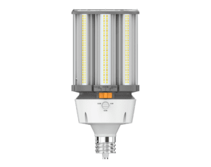 High-power LED bulb with adjustable brightness.