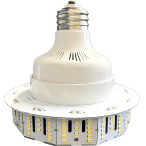 A light bulb with many lights on it