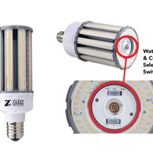 A close up of the side and bottom of an led bulb