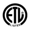 ETL Listed certification mark.