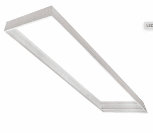 White rectangular LED ceiling light fixture.