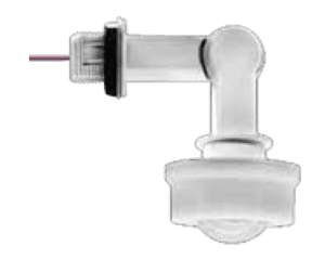White plastic level sensor with wire.
