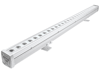 White LED wall wash light fixture.