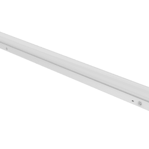 White LED under cabinet light fixture.