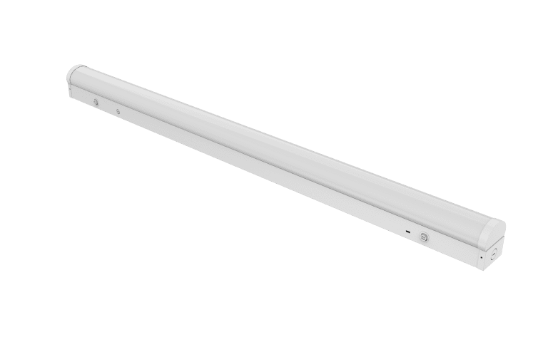 White LED under cabinet light fixture.