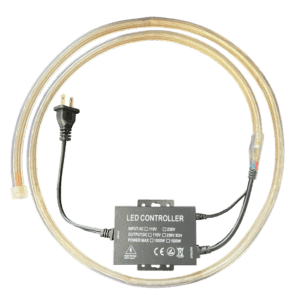 LED strip lights with controller.