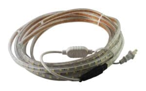 LED strip lights with plug and switch.
