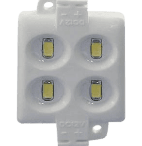 White LED module with four lights.