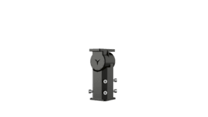 Black rectangular industrial actuator.