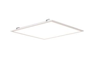 White LED ceiling light panel.