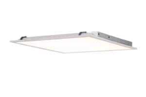 Here's an alt tag for the image: Square LED ceiling light fixture.