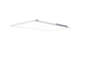 Here's an alt tag for the image: Rectangular LED ceiling light fixture.