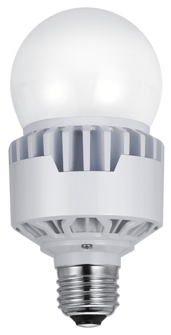 LED bulb, large globe shape.