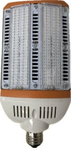 LED light bulb with many LEDs.