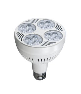LED light bulb with multiple diodes.