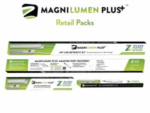 MagniLumen Plus LED retrofit kit packaging.